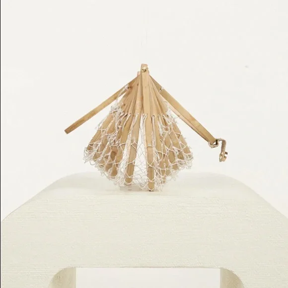 CULT GAIA ZADIE BAG IN NATURAL LUXURY DESIGNER PIECE OS - Picture 4 of 11